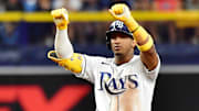 Wander Franco brilló en el primer juego de playoffs ante Medias Rojas